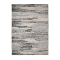 Melrose Abstract Venice Grey Wave Effect Large Indoor Area Rug 160/230Cm - thumbnail 4