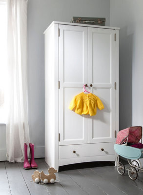 Nöa & Nani Noa & Nani Wardrobe With Storage In Classic White Birte - image 1