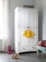 Nöa & Nani Noa & Nani Wardrobe With Storage In Classic White Birte - thumbnail 1