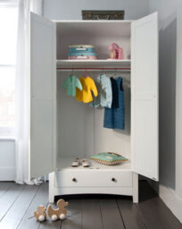 Nöa & Nani Noa & Nani Wardrobe With Storage In Classic White Birte - thumbnail 2