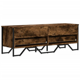 Berkfield Modern Tv Cabinet Smoked Oak 122X34X41 Cm Engineered Wood - thumbnail 6