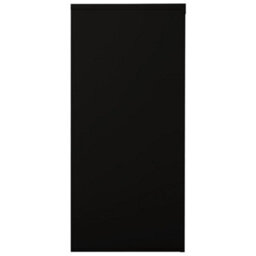Vidaxl Sliding Door Cabinet Black 90X40X90 Cm Steel - thumbnail 3