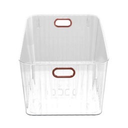 Living And Home Minimalist Transparent Pet Tray Desktop Storage Organiser, 45Cm W X 30Cm D X 20Cm H - thumbnail 3