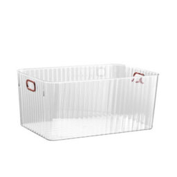 Living And Home Minimalist Transparent Pet Tray Desktop Storage Organiser, 45Cm W X 30Cm D X 20Cm H - thumbnail 2