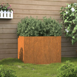 Berkfield Durable Planter 62X47X46 Cm Corten Steel - thumbnail 2