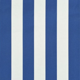 Berkfield Retractable Awning 300X150 Cm Blue And White - thumbnail 7