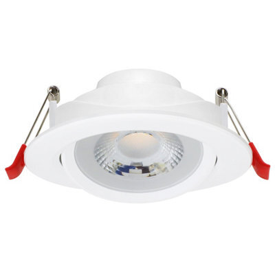 Long Life Lamps Company 9W Adjustable Round Led Recessed Ceiling Downlight 3000K Clr18 - image 1