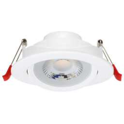 Long Life Lamps Company 9W Adjustable Round Led Recessed Ceiling Downlight 3000K Clr18 - thumbnail 1