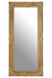 Orsina Chloe Wall Mirror, Natural, Wood, Wood, Glass - thumbnail 1