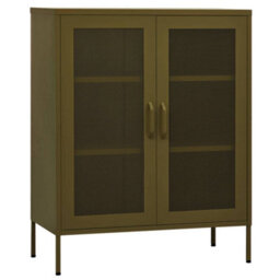 Vidaxl Storage Cabinet Olive Green 80X35X101.5 Cm Steel - thumbnail 2