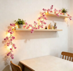 Amorly 35 Led Willow Vine Lights Artificial Plants String Lights Flexible Diy Tree Branch For Party Home Decor - thumbnail 3