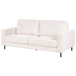 Beliani Living Room Set 4 Seater Savalen Boucle White - thumbnail 6