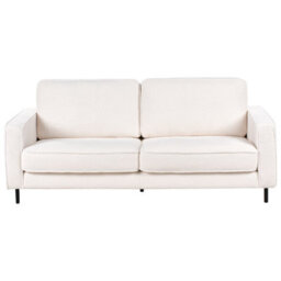 Beliani Living Room Set 4 Seater Savalen Boucle White - thumbnail 5