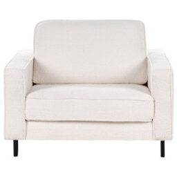Beliani Living Room Set 4 Seater Savalen Boucle White - thumbnail 9