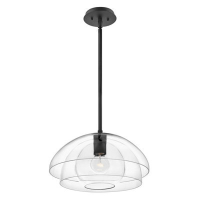 Luminosa Lighting Luminosa Hinkley Lotus Dome Pendant Ceiling Light Black - image 1