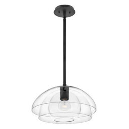 Luminosa Lighting Luminosa Hinkley Lotus Dome Pendant Ceiling Light Black - thumbnail 1