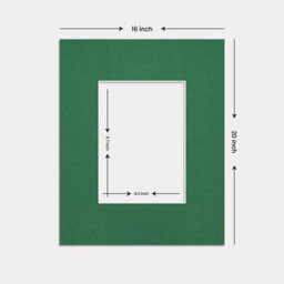 Ak Frames 20X16 Emerald Picture Mounts To Fit A4 Aperture Size - Mount Board Only (No Frame Included) - thumbnail 3