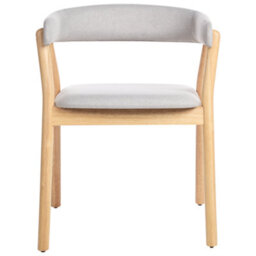 Beliani Set Of 2 Dining Chairs Mylo Fabric Light Brown/ Grey - thumbnail 5