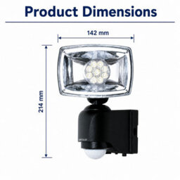 Gwsolar 1200Lm Solar Security Light Motion Sensor Floodlight, Ai Homecoming Mode With Remote Control Ip44 For Garage Driveway - thumbnail 4