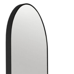 Nielsen Anderson Oval Pill Shaped Metal Large Wall Mirror, Black, 80 X 40Cm - thumbnail 5