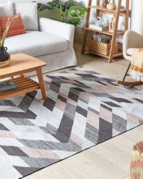 Beliani Rug Nakkas Multicolour 140 X 200 Cm Jute - thumbnail 2