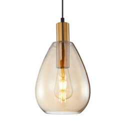Luminosa Lighting Luminosa Zulo Bar Pendant Ceiling Light Brass 3Xe27 - thumbnail 2