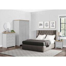 Birlea Highgate 4 Drawer Chest Grey & Oak - thumbnail 2