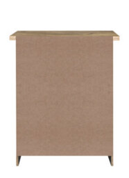 Birlea Highgate 4 Drawer Chest Grey & Oak - thumbnail 6