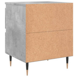 Berkfield Elegant Bedside Cabinet Concrete Grey 40X35X50 Cm Engineered Wood - thumbnail 8