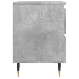 Berkfield Elegant Bedside Cabinet Concrete Grey 40X35X50 Cm Engineered Wood - thumbnail 7