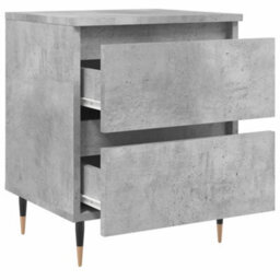 Berkfield Elegant Bedside Cabinet Concrete Grey 40X35X50 Cm Engineered Wood - thumbnail 6