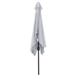 Sundaze 2X3M Grey Rectangle Garden Parasol Umbrella Patio Sun Shade Canopy Crank Tilt With Base - thumbnail 6