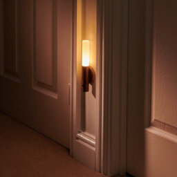 Auraglow Smart Led Sensor Wall Light With Magnetic Base - Walnut Wood - thumbnail 8
