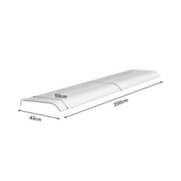 Thehotsale Awning For Door Window Exterior Front Door Overhang Awning Window Door Cover For Rain Sunlight Protection 200 X 50 Cm - thumbnail 7