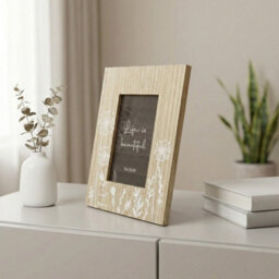 Garden Greatness Wooden Floral Single Photo Frame - thumbnail 2