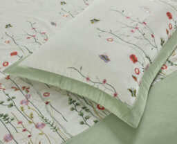 Kampala Hill Arabella Green Duvet Cover Set King Bedding Set - thumbnail 6