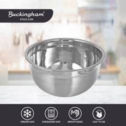 Buckingham Stainless Steel Mixing Salad Bowl 16 Cm 1.5 Litre - thumbnail 5