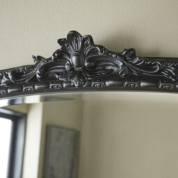 The Online Mirror Shop Leaner Mirror Mayfair Antique Arched Shape With Black Frame- H 173Cm X W 104Cmx D 4Cm For Hanging In Bedroom, Entryway - thumbnail 3