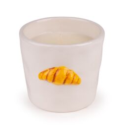 Candlelight White & Beige Croissant Vanilla Butter Cookies Small Jar Candle - thumbnail 2