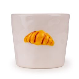 Candlelight White & Beige Croissant Vanilla Butter Cookies Small Jar Candle - thumbnail 3