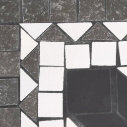 Walplus Parasol Base Black And White Square 12 Kg - thumbnail 6