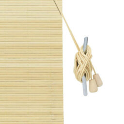 Berkfield Window Blinds & Shades With Curtains Manual Natural Bamboo - thumbnail 6
