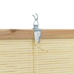 Berkfield Window Blinds & Shades With Curtains Manual Natural Bamboo - thumbnail 8
