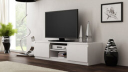 Rtv140 Tv Cabinet White In Modern Style - thumbnail 2