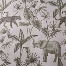 OHS Duvet Cover Set Safari Reversible Quilt Pillowcases Bedding, Sage - King - thumbnail 5