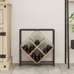 Walplus Wine Rack Sonoma Oak 51 X 18 X 52.5 Cm Engineered Wood - thumbnail 4