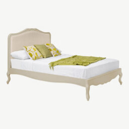 Statement Furniture Juliette French Style 5Ft King Bed With Upholstered Headboard - Champagne - thumbnail 2
