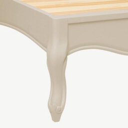 Statement Furniture Juliette French Style 5Ft King Bed With Upholstered Headboard - Champagne - thumbnail 5