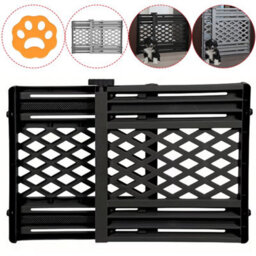 Expandable Pet Safety Gate Black - Pressure Mounted, Tool-Free, Fits 65-106Cm Doors & Hallways For Dogs & Cats - thumbnail 5