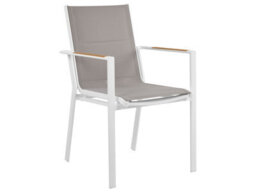 Beliani Garden Dining Set 4 Seater Maletto/busseto Metal Grey - thumbnail 6